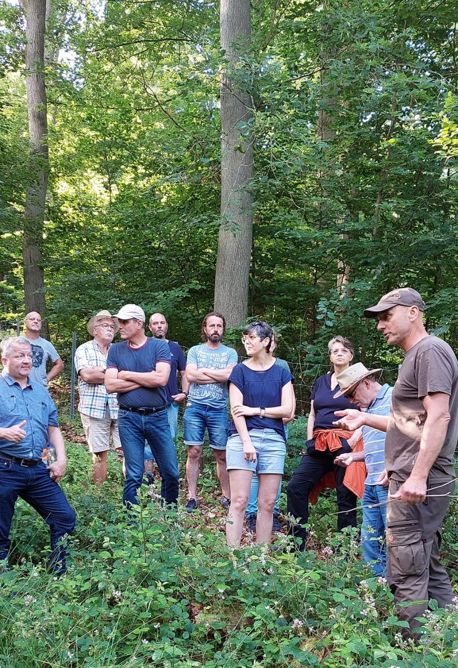 Waldbegehung mit dem Revierleiter